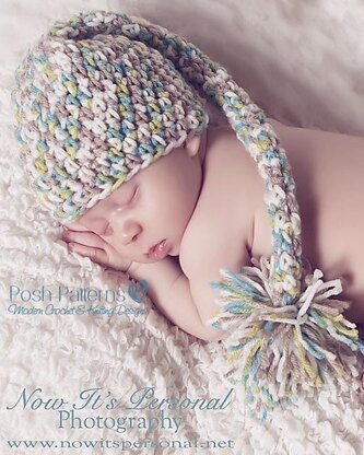 Long Tail Pixie Crochet Hat Pattern 154