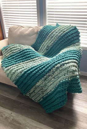 Log Cabin Easy Throw Blanket