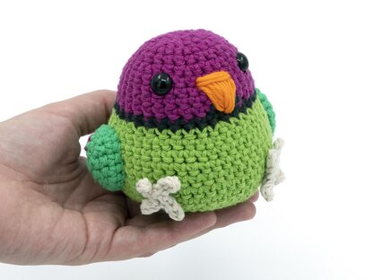 Amigurumi Plum-headed Parakeet