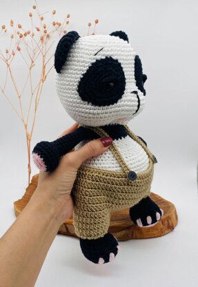 Baby Panda Amigurumi  and Panda Rattle