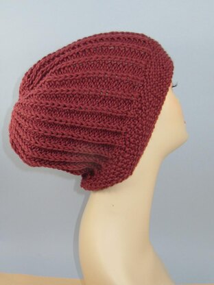 Moss Stitch Cuff Fishermans Slouch Hat