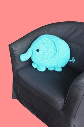 Elephant Pillow Crochet Pattern