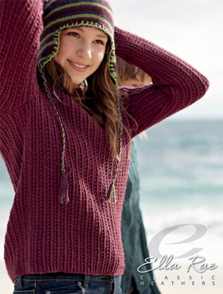 Missy Jumper in Ella Rae Classic Heathers - E18-02 - Downloadable PDF