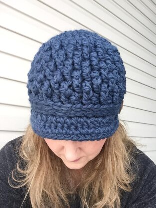 Cozy Textured Newsboy Hat