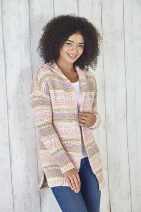 Cardigan and Sweater  in King Cole Drifter Chunky - 5822 - Leaflet
