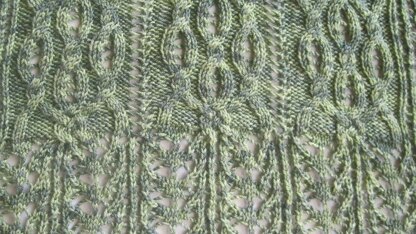 Clifton Cable Lace Shawl