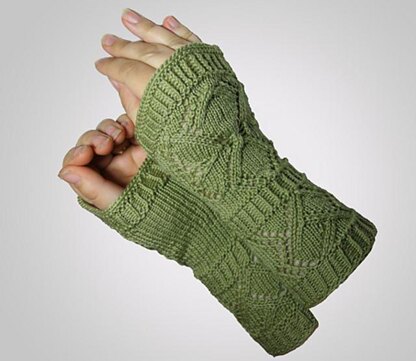 Taraxacum wrist warmers