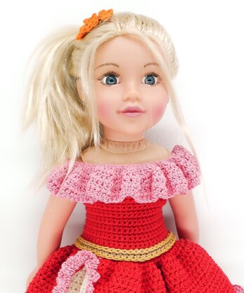 GOTZ/DaF 18" Doll Princess Elena Dress Set