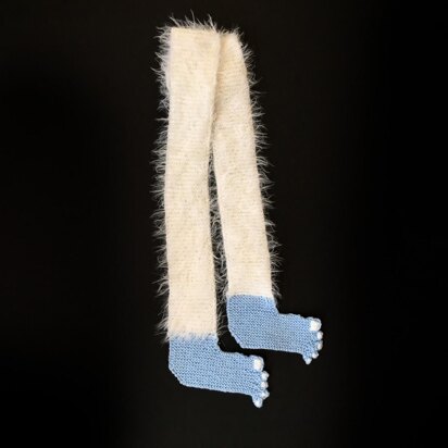 Yeti Feet Silly Scarf