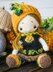 Knitting Toy Clothes Pattern - Baby Pumpkin for 25cm/10'' toys