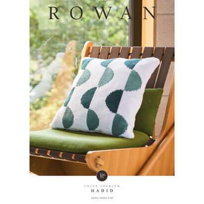 Hadid Cushion & Wall Hanging in Rowan Handknit Cotton - Downloadable PDF