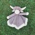 Highland Cow Baby Lovey Crochet Pattern