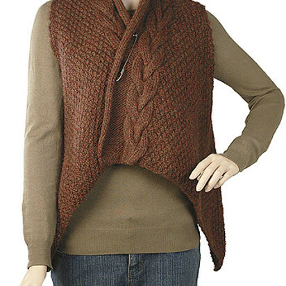 Pike Vest in Berroco Peruvia Quick - knitting pattern