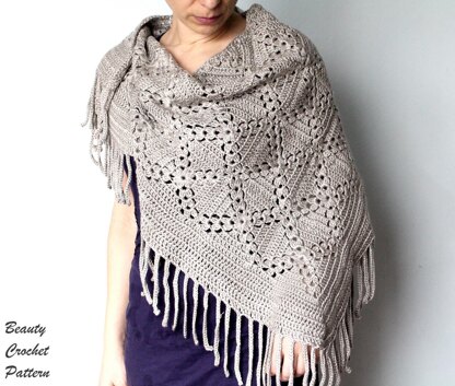 Gray Granny Shawl