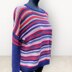 Stripy crochet jumper