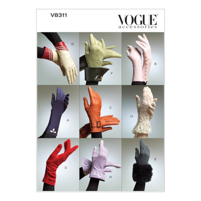 Vogue Gloves V8311 - Paper Pattern, Size ONE SIZE
