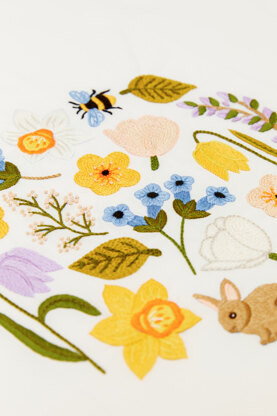 DMC Spring Embroidery Pattern - PAT165 - Downloadable PDF