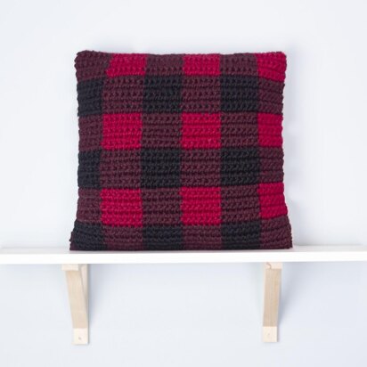 Buffalo Plaid Pillow 18 x 18 Square Plaid Chunky Hygge Cabin Cottage