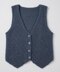Beginner Friendly Garter Stitch Knitted Waistcoat
