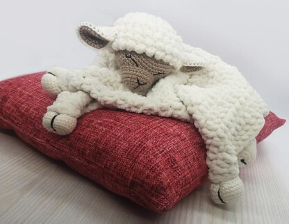 Lamb Blanket Toy