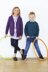 Childrens Round Neck Cardigan, V Neck Cardigan, Round Sweater and V Neck Sweater in King Cole Fashion Aran - 5542 - Leaflet