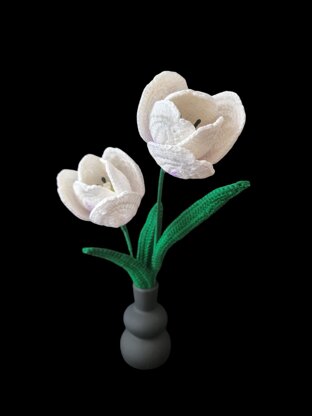 Crochet Tulip flowers