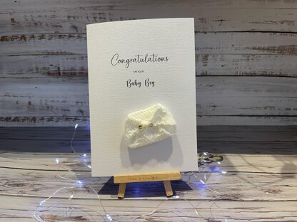 Knit & Print Mummy To Be Baby Boy Girl Twins Knitting Pattern Make Your Own Card PDF Instant Download