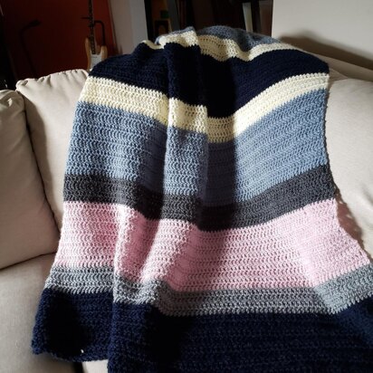 At Home Crochet Throw