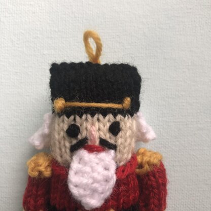 Nutcracker Knit Christmas Ornament