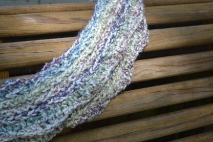 Scalloped Rails Infinity Scarf