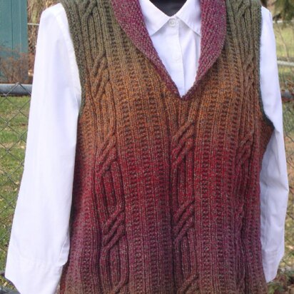 Cable and Cowl Vest