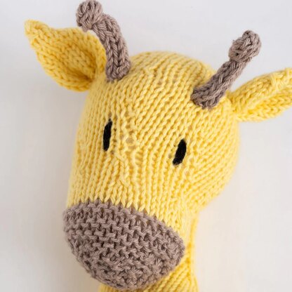 Lottie The Giraffe in Wool Couture Cotton Candy - Downloadable PDF