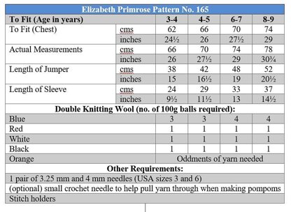 Festive Penguins Jumper Knitting Pattern P165 – Children’s DK Sweater (3–9 Years) | Elizabeth Primrose Patterns