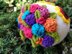 Carmencita and Dia de los Muertos Flower Skull crochet Amigurumi doll