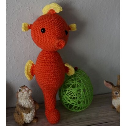 Amigurumi Häkelanleitung für das Seepferdchen Paul ♥