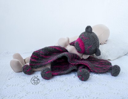 Bear Toy baby lace blanket