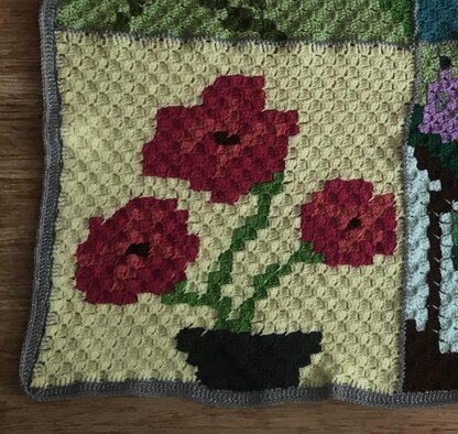 Delightful Posies C2C Blanket