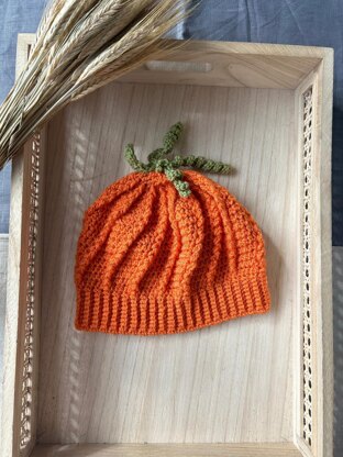 Pumpkin Spiral Hat