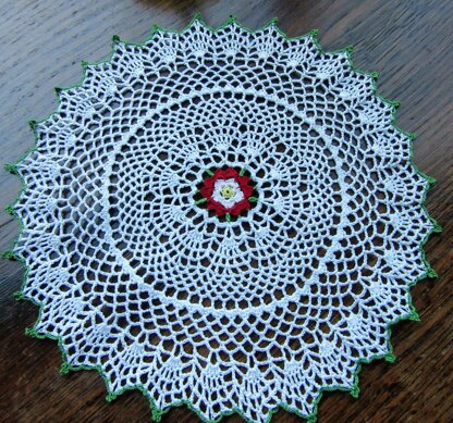 1:12th scale Tudor Rose tablecloth