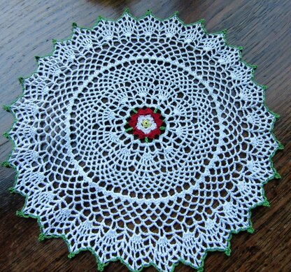 1:12th scale Tudor Rose tablecloth