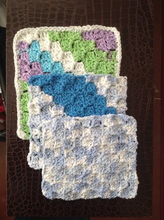 C2C Scrappy Dishcloth #2