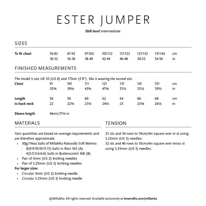 MillaMia Ester Jumper PDF