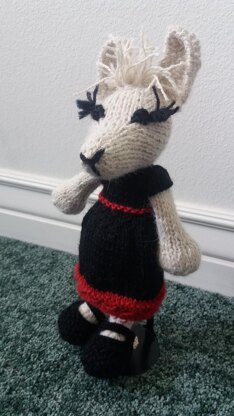 Llama with Peruvian Dress and Shoes
