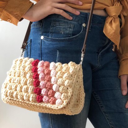 Rainbow Bobble Clutch