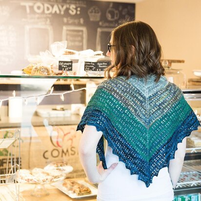 Hooked for Life Transition Shawl to Knit PDF