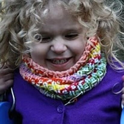 Child's Multi Colored cowl