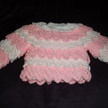 Frilled jumper