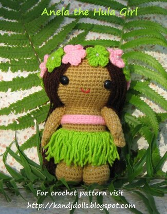Anela the Hula Girl - PDF Crochet Pattern