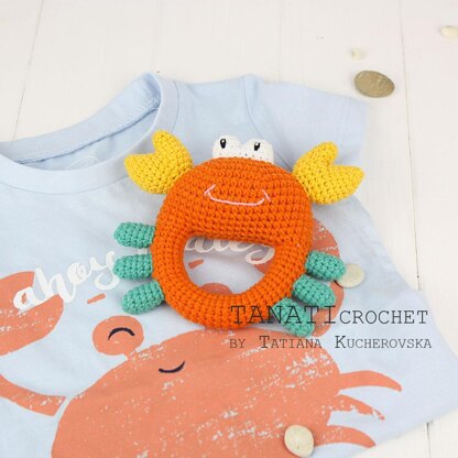 CROCHET PATTERN “Crab rattle”