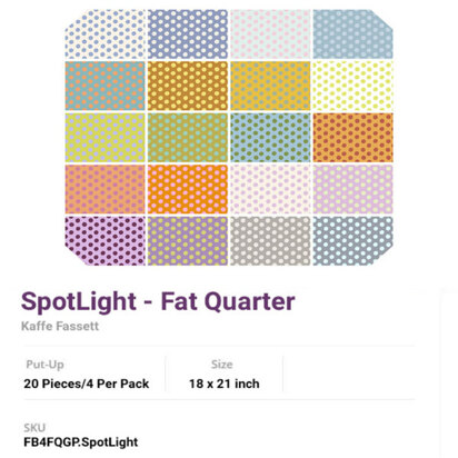 Kaffe Fassett Spot Fat Quarter Bundle - FQ82-042